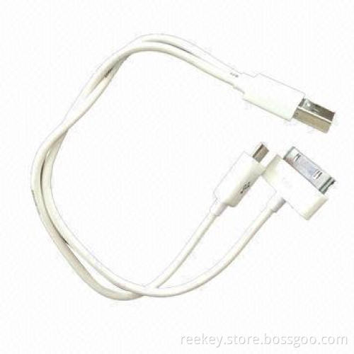 Multifunction 2-in-1 USB Charging Cable for iPhone and Samsung Galaxy